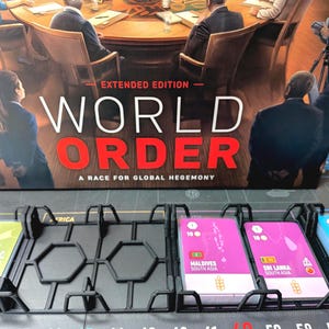 Magnetiska kortfack för World Order-brädspel (kort med/utan fodral)