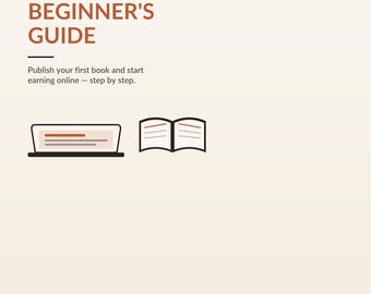 Amazon KDP Beginner Guide | Step-by-Step Self Publishing Ebook | Passive Income Digital Download