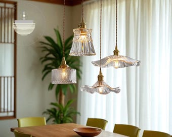 Modern Glass Pendant Light: Nordic Style Hanging Lamp, Adjustable E27