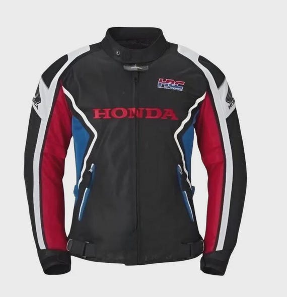 Honda Motorbike Racing Jacket: Lightweight Mesh Fabric, CE Armored