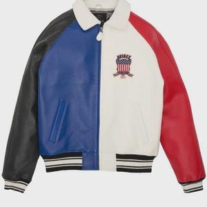 Chaqueta bomber de cuero Avirex hecha a mano: el icónico estilo de vuelo americano imagen 4