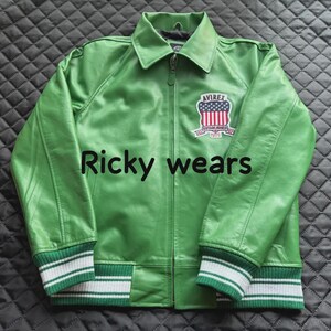 Chaqueta bomber de cuero Avirex hecha a mano: el icónico estilo de vuelo americano imagen 18