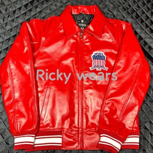 Chaqueta bomber de cuero Avirex hecha a mano: el icónico estilo de vuelo americano imagen 13