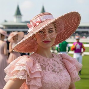 Wide Brim Hat Veil - Etsy