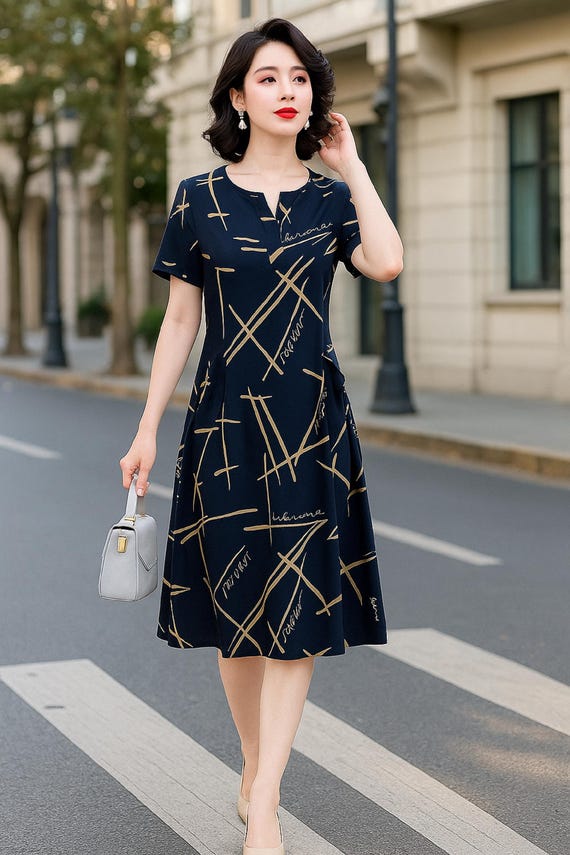 Women's 2025 Summer Maxi Dress - Sleeveless V-Neck, Half Button Down, A-Line With Pockets - View #3