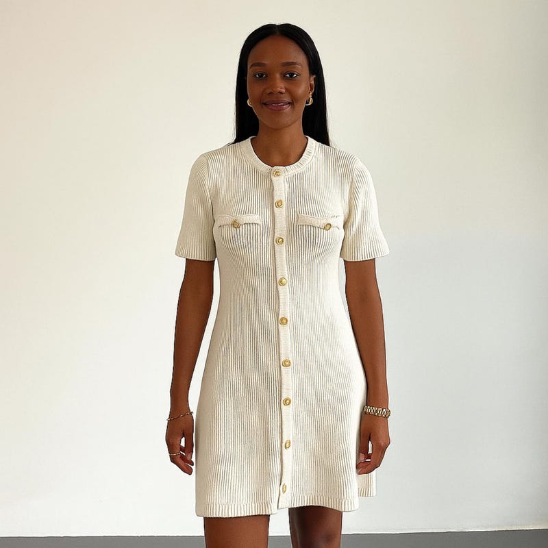 Sweater Knit Mini Dress