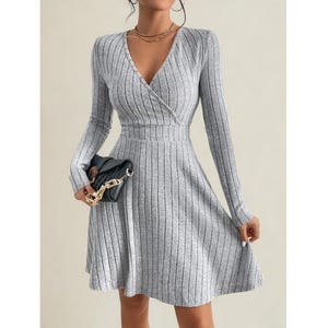 fit and flare mini sweater dress Polo Fit and Flare Sweater Dress main image 0