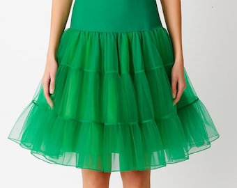 Vintage Tulle Petticoat: 1950s Style High Waist Underskirt