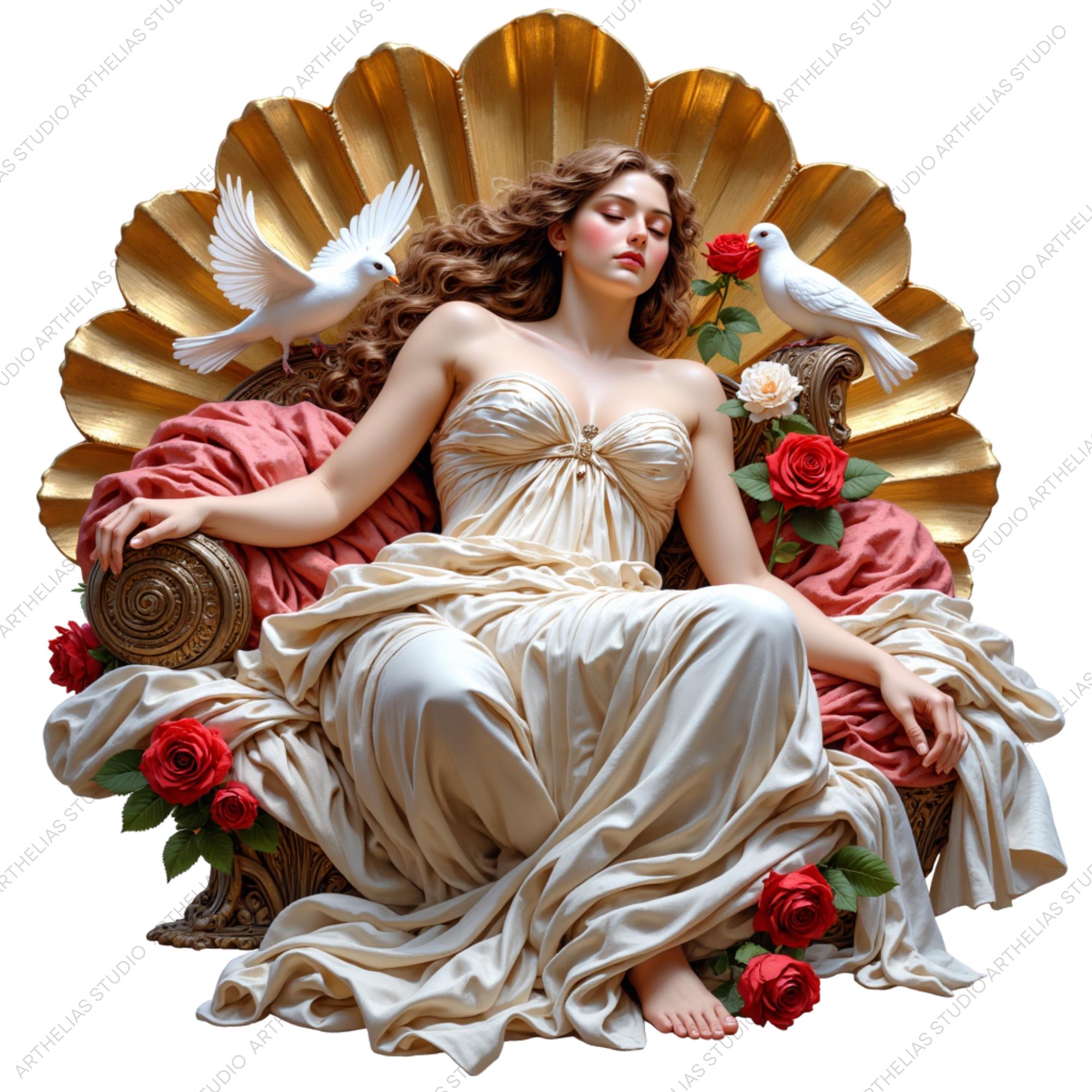 Greek and Roman Pagan Gods Clipart Set – Fantasy Pngs for Digital Art ...