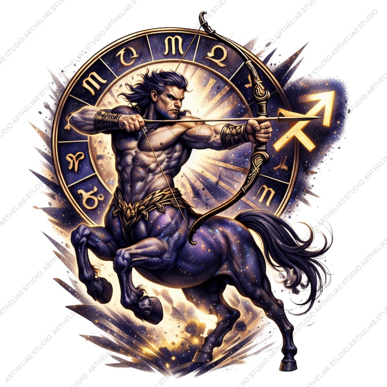 Zodiac Clipart Bundle – Astrology Signs PNG Set for Horoscope Projects ...
