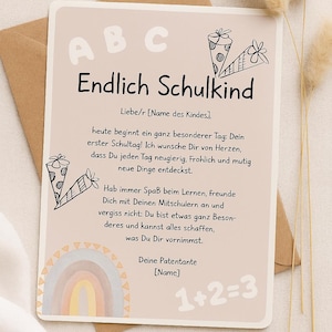 Back to school, back to school card, congratulations card, school enrollment, digital card, card for first graders, first day of school