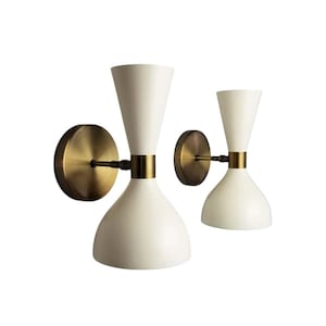 Modern brass light-UL listed, Mid Century brass Wall Sconce Light, Minimal Sconce Light