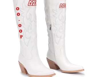 Delta Sigma Theta Sorority Boots | Tailgate Party | Gameday outfit | Alumni | HBCU Homecoming | Divine 9 | Oo Oop | Crimson and Creme | 1911
