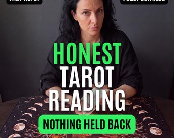 Brutally Honest Tarot Reading, Same Day Detailed Psychic Tarot Card Reading, Love Relationship Career Guidance