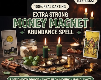 Extra Strong Money Magnet Spell | Abundance & Wealth Casting for Cash Flow, Debt Relief, Money Drawing | Financial Luck