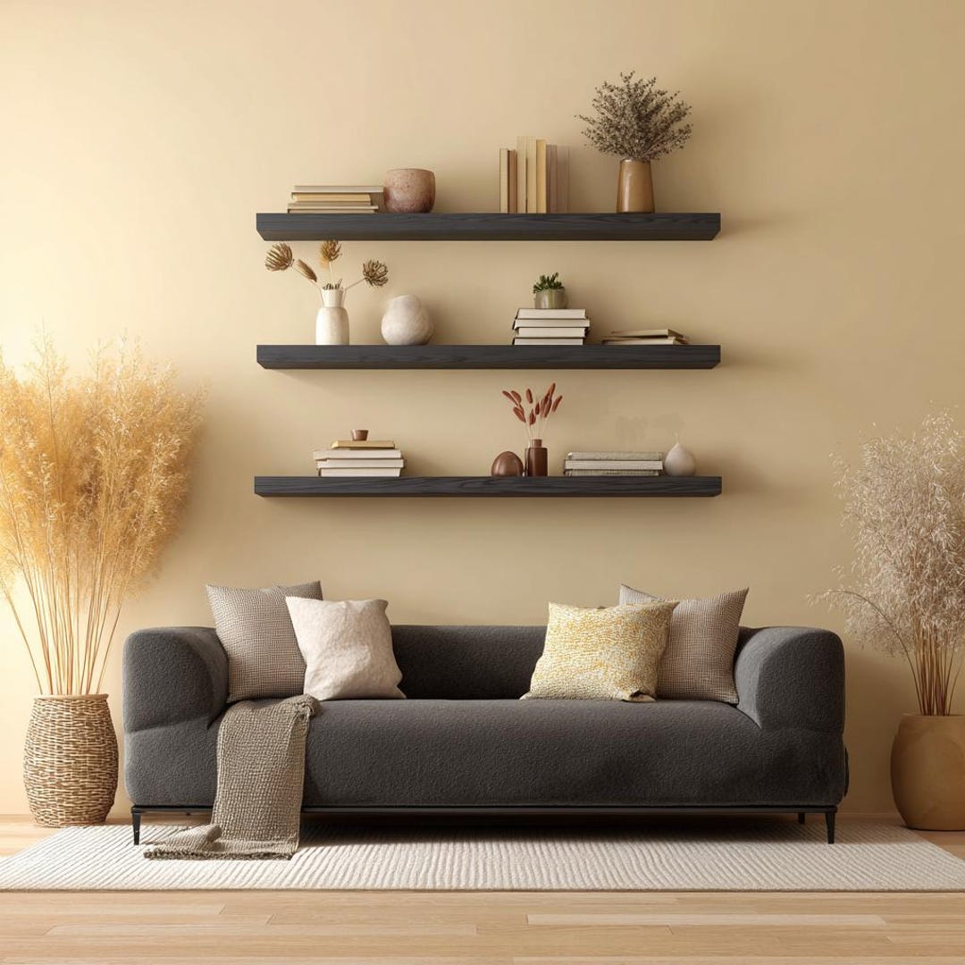 Floating Shelf – Modern Handmade Wooden Design - Etsy