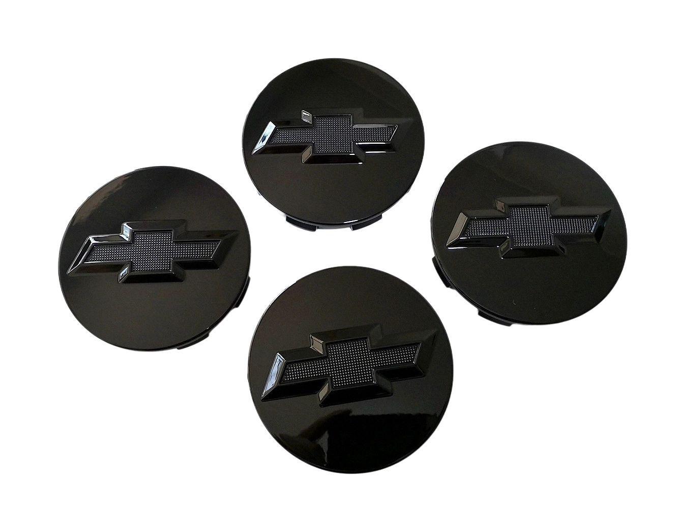 4pcs 18 Inch Chevy 6 Lug Center Caps - Machined Aluminum Hubcovers For Silverado Tahoe