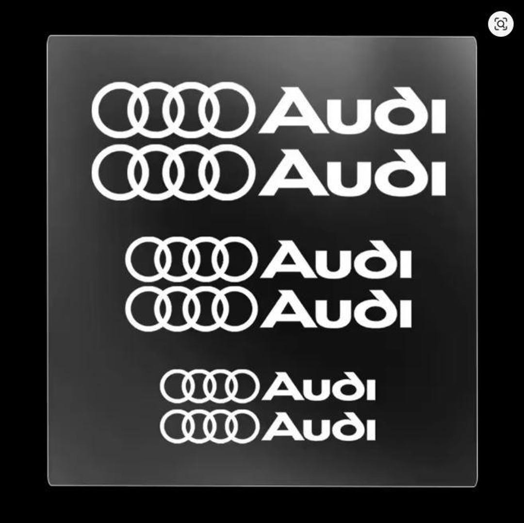 Audi Sport Brake Caliper Sticker Set 6pcs Red S Line RS Decals for A3 ...