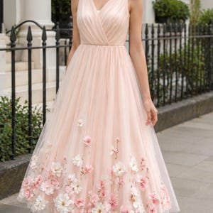 etsy formal dresses Layered Sparkle Open-Front Formal Gown