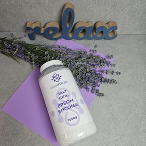 Epsom Magnesium Salt for Bath, Relaxation, Natural Care