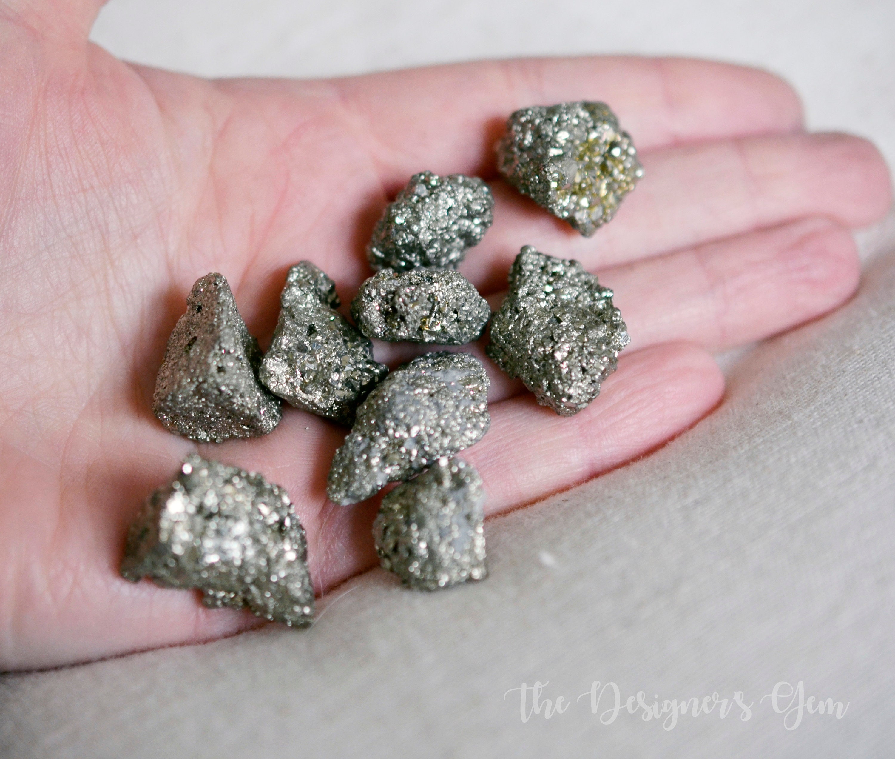 Pyrite Small Rough TINY Raw Pyrite Stone Not Drilled Rough Natural Pyrite - Etsy