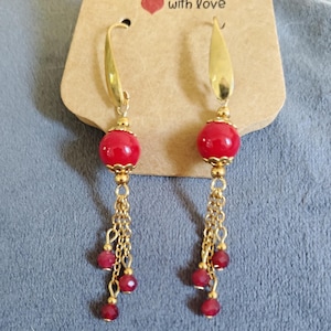 Boucles d'oreilles à pampilles