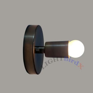 1 Modern wall light Raw Brass finish vanity wall light sconce