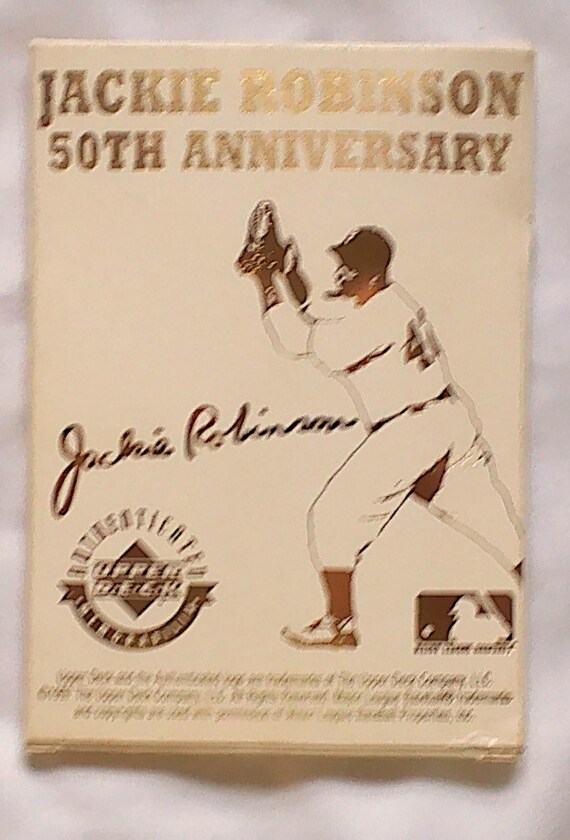 Jackie Robinson 50th Anniversary 10 Card Commemorative Set - Etsy