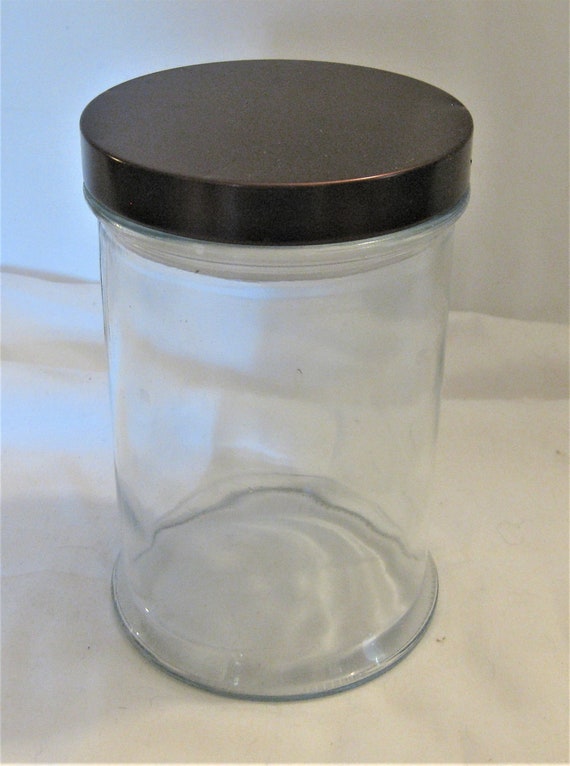Jar Clear Glass Round With Lid 20 Oz. 