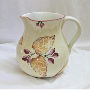Pitcher Ceramic 96 Oz. Wild Berries by Home