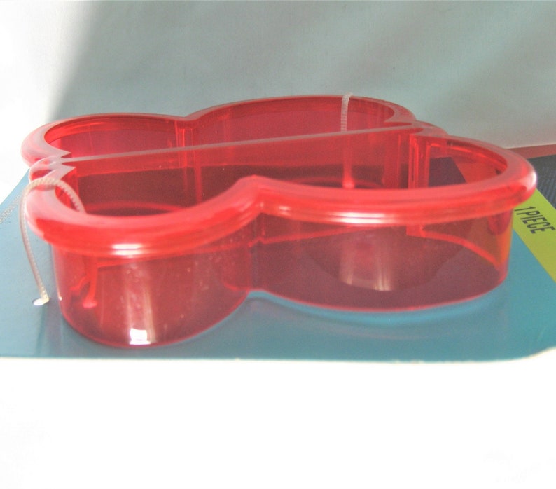 SandwichCookie Cutter Butterfly Red Plastic 4