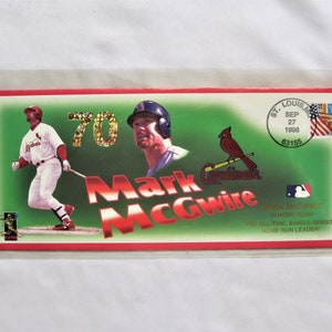 Mark McGwire 70 Home Runs Official Commemorative Envelope 1998