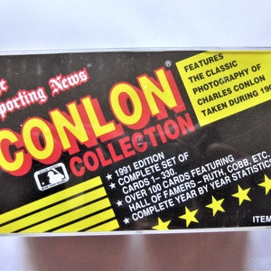 The Sporting News Conlon Collection Baseball Cards 1991 Edition Articolo #9146