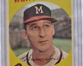 Baseball Trading Card Warren Spahn #40 1959