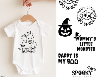 Halloween SVG: Baby Body Sublimationsdesign (Digitaler Download)