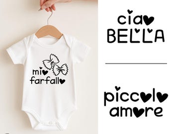 Italian SVG Baby Onesie Sublimation Design (Digital Download)
