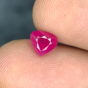 Pear Shape 1.55 Carats Natural Ruby Loose Gemstone | Unheated/Untreated | July Birthstone
