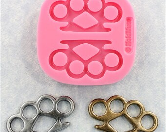Brass Knuckles Silicone Mold Mould Resin Jewelry Steampunk Etsy