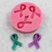 Awareness Ribbon Mold Silicone Mould Resin Polymer Clay Fondant Candy Wax (340) 