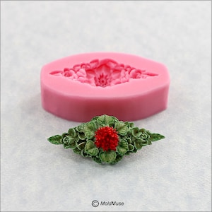 Flower Mold Mould for Jewelry,  Resin, Fondant, Candy, Wax, Polymer Clay, Chocolate (232)