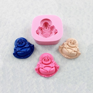 Buddha Silicone Mold Mould Resin, Clay, Fondant, Chocolate, Wax, PMC (325)