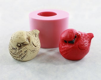 Silicone Bird Mold 3D Mould for Casting Resin Soap Wax Isomalt Candy Chocolate (501)