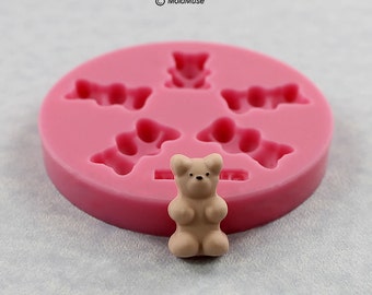 Gummy Bear Silicone Mold Resin, Fondant, Chocolate, Candy, Polymer Clay (354)