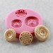 Vintage Button Casting Mold  Flexible Silicone Mold/Mould for Crafts, Jewelry, (chocolate, fondant, candy, resin, pmc, polymer clay) (288) 