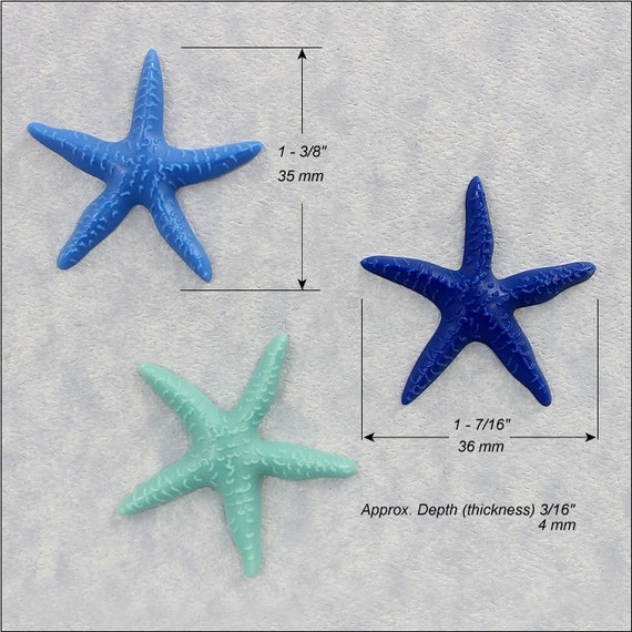 AFINSEA 3 PCS Marine Theme Cake Fondant Silicone Mold Seashell Conch Starfish Coral Baking Molds For DIY Cake Decoration Chocolate Candy Polymer Clay