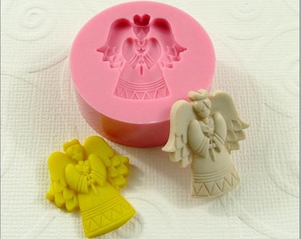 Angel Flexible Mini Mold/Mould (25mm) for Crafts, Jewelry, Scrapbooking (resin, paper,  pmc,  polymer clay) (118)