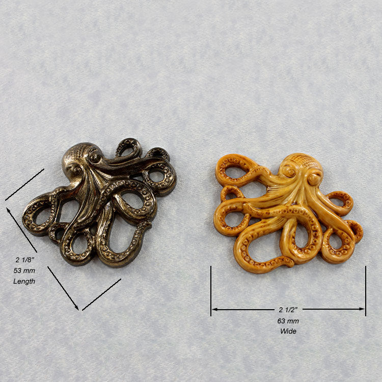 Octopus Silicone Mold Mould Resin Polymer Clay Wax PMC Fondant Etsy