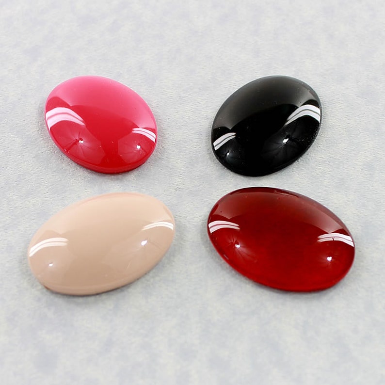 Cabochon Dome Mold Mould Cameo for 38mm X 28mm settings Resin Polymer Clay Wax Chocolate 322 image 4