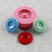 Vintage  Button Mold Flexible Silicone Mould Resin, Polymer Clay, Chocolate, Candy, Fondant  (290) 