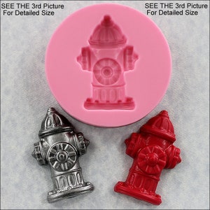 Fire Hydrant Mold Silicone Mould Fondant Resin Polymer Clay Chocolate Candy (338)